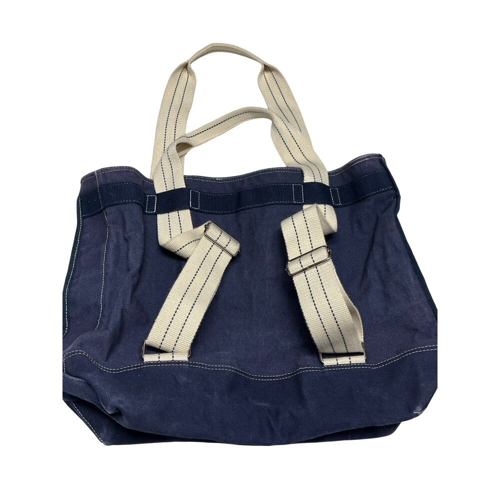 Pottery Barn Kids navy blue cooler Convertible tote Backpack Beach Bag / Fair - Picture 6 of 9
